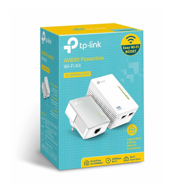 TP-LINK TL-WPA4220 KIT AV500 Powerline Δίκτυο Αποστολέας Kit με N300 Access Point