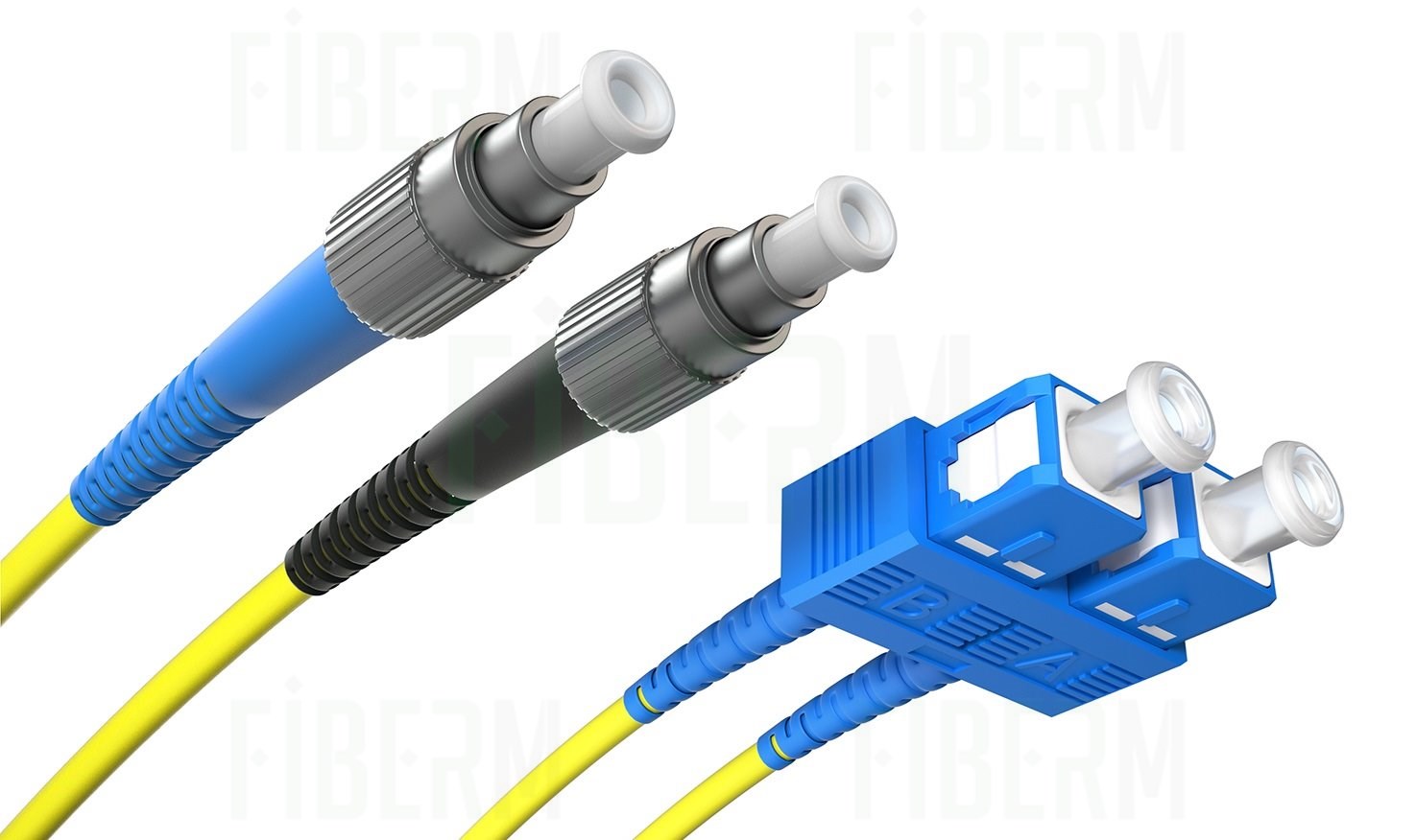OPTO Patchcord FC/UPC-SC/UPC 3m Single Mode Duplex włókno G652D