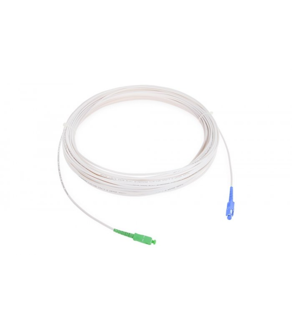CONNLINK Patchcord SC/APC-SC/UPC 35m Single Mode Simplex włókno G657B3 3,0mm WHITE