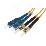 OPTO ST/UPC-SC/UPC 3m Multi Mode Duplex Glasfaser Patchkabel OM2