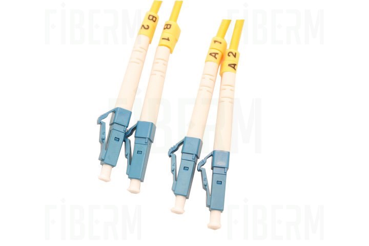 Patchcord fibra duplex monomodale LC/UPC-LC/UPC 2m G652D
