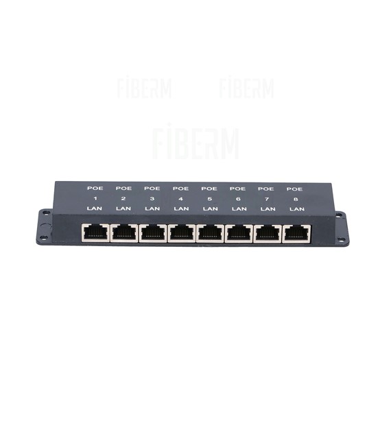 EXTRALINK PoE Injector 8 porty 100Mbps