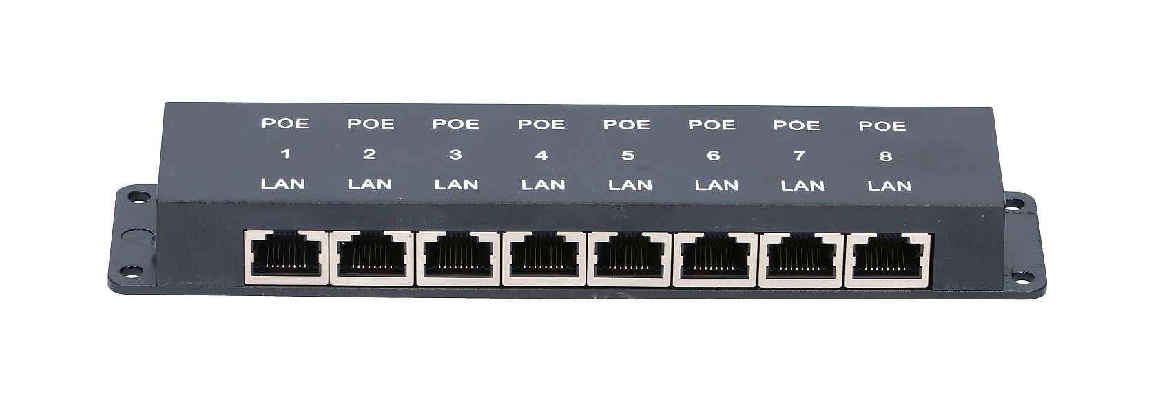 EXTRALINK PoE Injector 8 porty 100Mbps