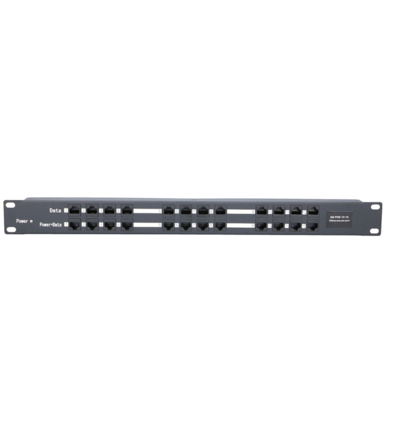 EXTRALINK PoE Injector 12 portów 100Mbps RACK