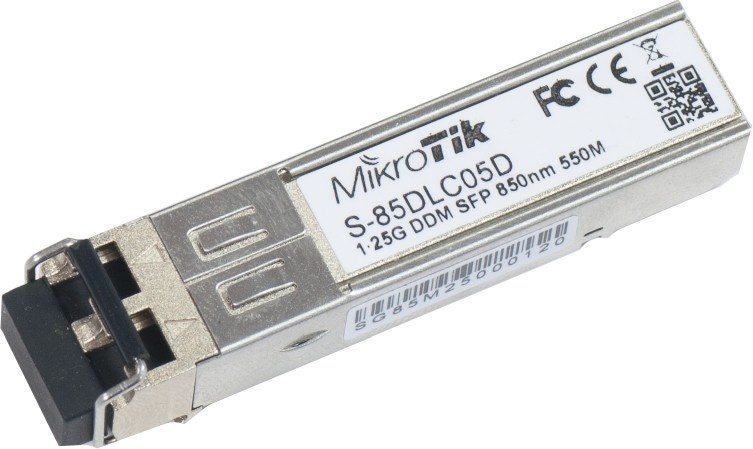 Mikrotik Wkładka SFP DUAL MM LC 550m TX850 DDM S-85DLC05D