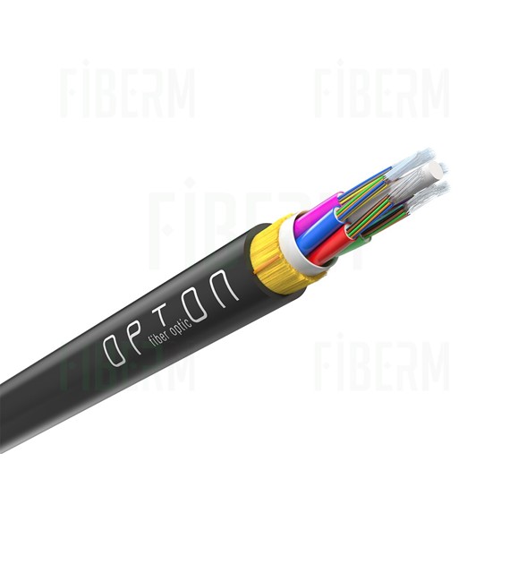 Cable de fibra óptica OPTON ADSS-XOTKtsdD de 24J (2x12) 4kN Diámetro 10