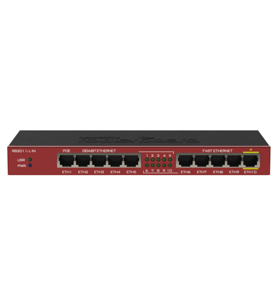 Mikrotik RouterBoard RB2011iL-IN 5 x 10/100 5 x 10/100/1000