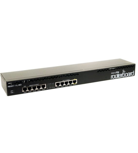 Mikrotik RouterBoard RB2011iL-RM 5 x 10/100 5 x 10/100/1000 PoE