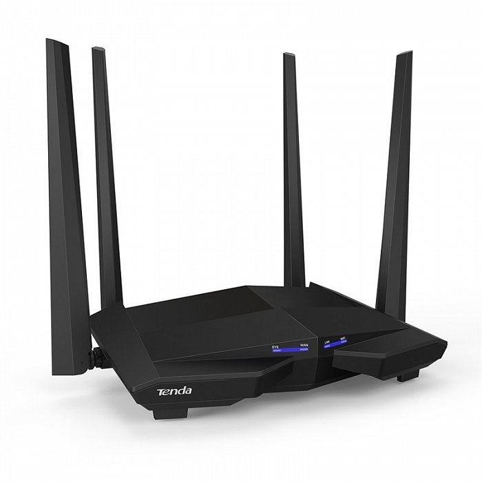 TENDA AC10 Router WiFi AC1200 1 x WAN 3 x LAN Antena Dual Band