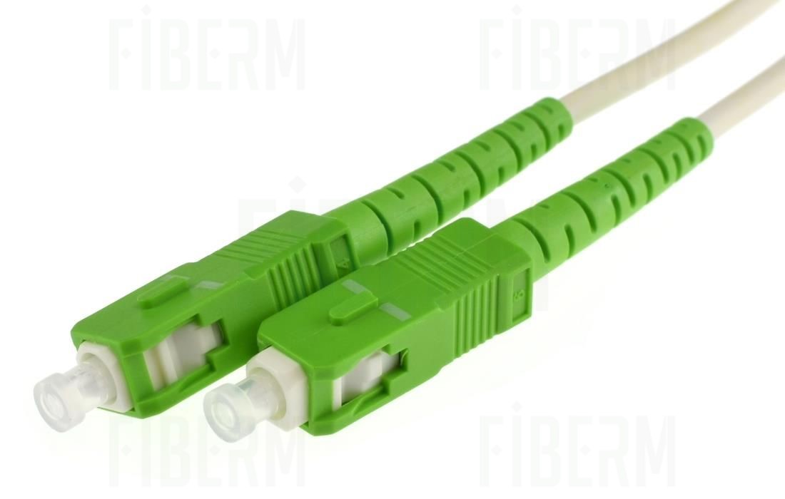 Cable de conexión de fibra óptica duplex monomodo SC/APC-SC/APC CONNLINK de 1m G657A2 3