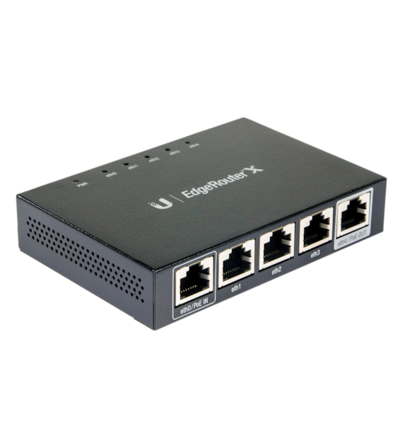 UBIQUITI EdgeRouter ER-X 5x GE, PoE Passthrough