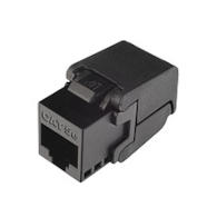 SOLARIX Keystone samozaciskowy CAT5E UTP RJ45 czarny SXKJ-5E-UTP-BK-SA