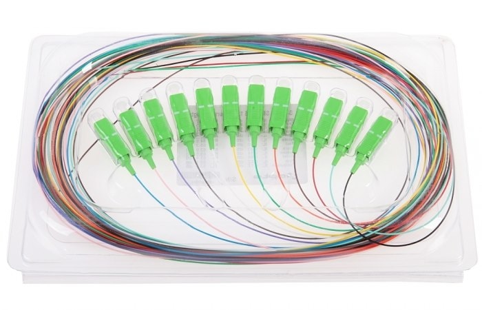 OPTO Pigtail SC/APC 2m Single Mode G657A 12 kolorów