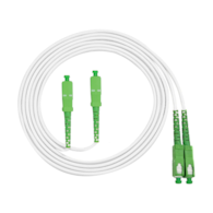 FIBERM Patchcord SC/APC-SC/APC 0,5m Single Mode Duplex włókno G657A 2,0mm PVC