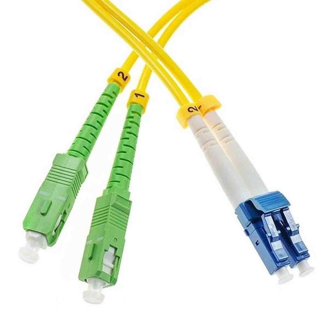 OPTO Patchcord SC/APC-LC/UPC 20m Single Mode Duplex włókno G652D