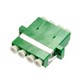 FIBERM LC/APC Single Mode QUAD Adapter