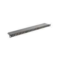 FIBERM Patch Panel ekranowany 24 x RJ45 CAT6 FTP 0,5U