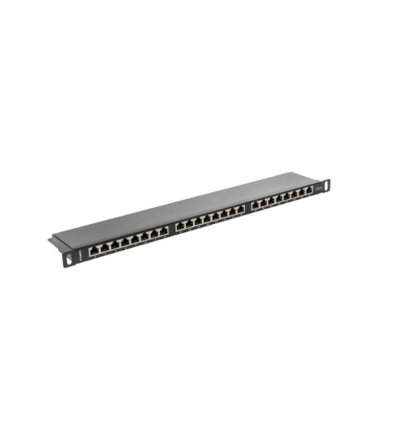 FIBERM Patch Panel ekranowany 24 x RJ45 CAT6 FTP 0,5U