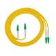FIBERM Patchcord LC/APC-LC/APC 2m Single Mode Duplex włókno G652D 3,0mm PVC