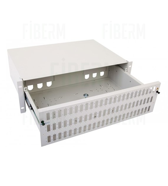 Switch de Fibra Óptica Pull-out de FIBERM con 72 x SC Duplex (144J) en Rack 19  de 3U