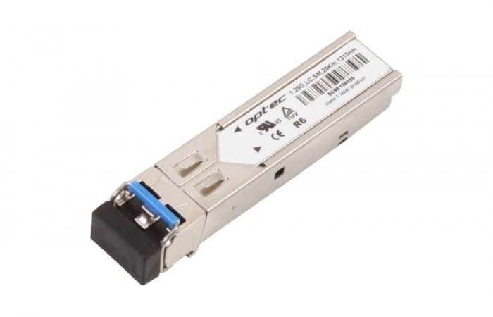 OPTEC Wkładka SFP DUAL SM LC 20KM TX1310 DDM