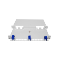 FIBERM Szuflada zapasu kabli światłowodowych, grzebieniowa, wysuwana, szara