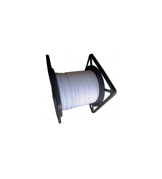 TELCOLINE Kabel światłowodowy 2J FTTH FLAT Drop, G657A1, biały