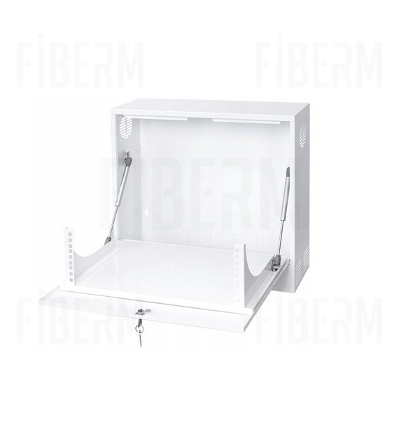 FIBERM Hanging 19  Rack Cabinet 3U 180mm depth vertical white