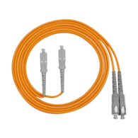 FIBERM Patchcord SC/UPC-SC/UPC 0,5m Multi Mode Duplex włókno OM2 3,0mm PVC