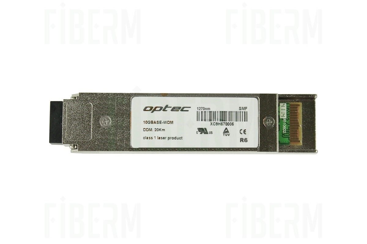 OPTEC XFP WDM SM LC 20KM TX1270 DDM Modul