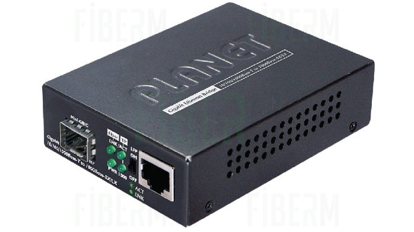 PLANET GT-805A Media konwerter 1000Base-T -> 1000Base SX/LX SFP