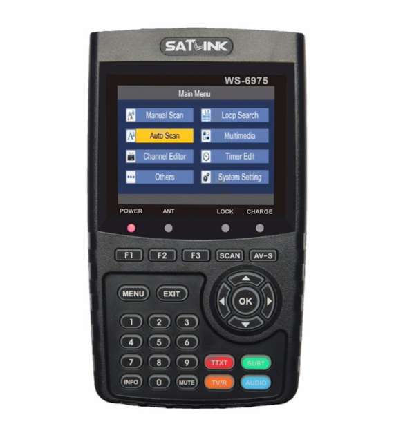 SIGNAL WS-6975 Miernik DVB-T/T2 z wbudowanym tunerem (H.265/H.264)