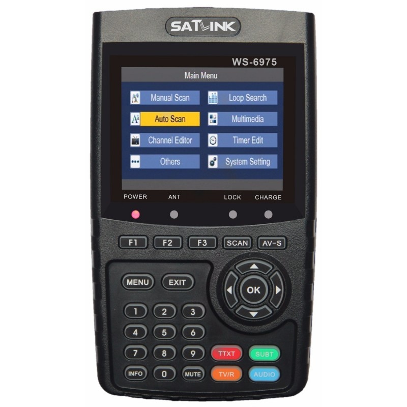 SIGNAL WS-6975 Miernik DVB-T/T2 z wbudowanym tunerem (H.265/H.264)