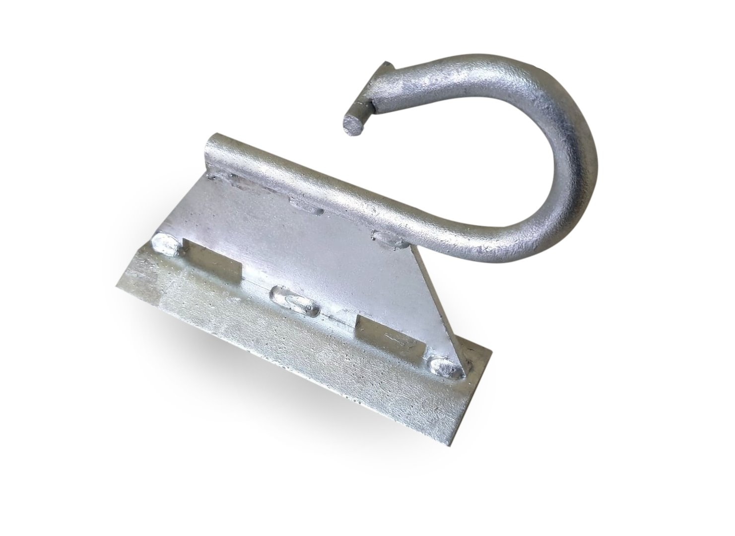 FIBERM Wspornik słupowy WS12 z poprzeczką - blacha 4mm