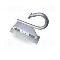Soporte de poste FIBERM WS12 con travesaño - chapa de 4mm