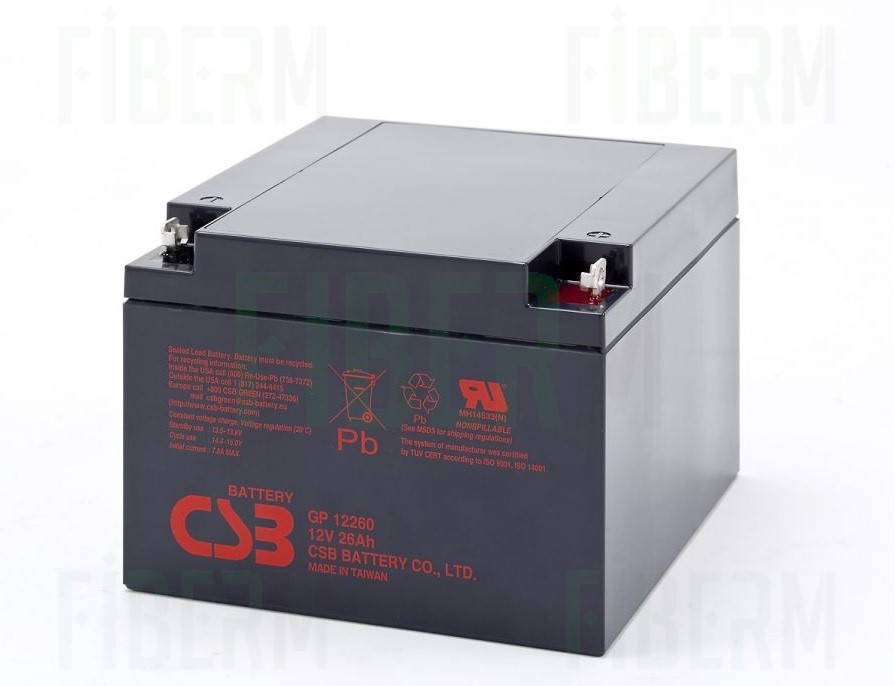 CSB 26Ah 12V GP12260 Battery