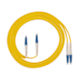 FIBERM Patchcord LC/UPC-LC/UPC 15m Single Mode Duplex włókno G652D 3,0mm PVC