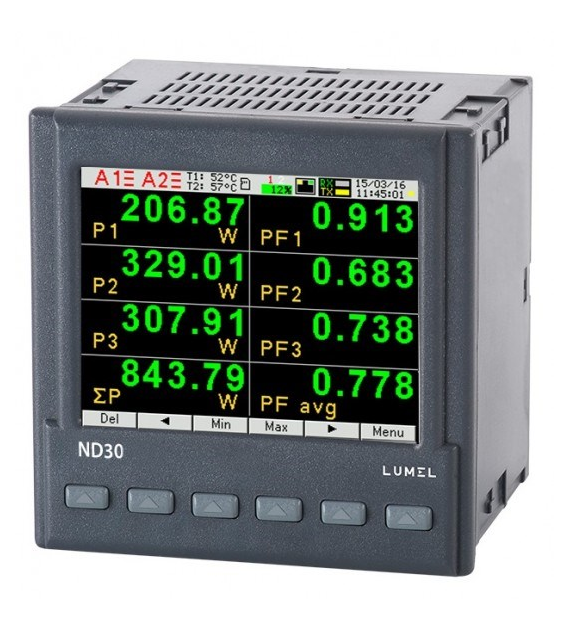 LUMEL Miernik sieci 3-fazowej ND30/112200M0
