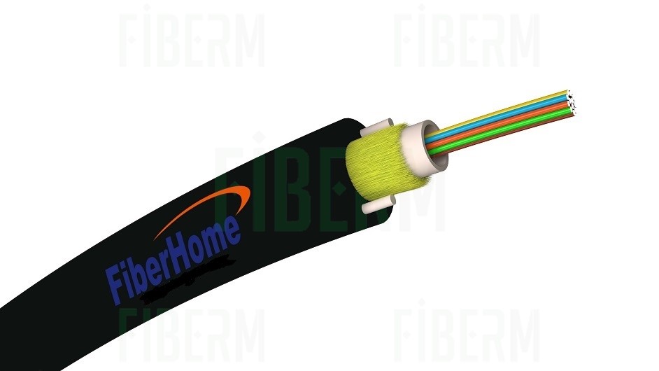 FiberHome Kabel światłowodowy 8J ADSS 1kN, jednotubowy, średnica 5,2mm