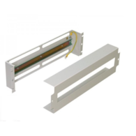 FIBERM Panel dystrybucji napięć 3U z szyną DIN szary