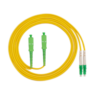 FIBERM GOLD patchcord SC/APC-LC/APC 100m Single Mode Duplex włókno G652D 2,0mm