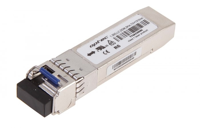 OPTEC Wkładka SFP WDM SM LC 20KM TX1310 DDM