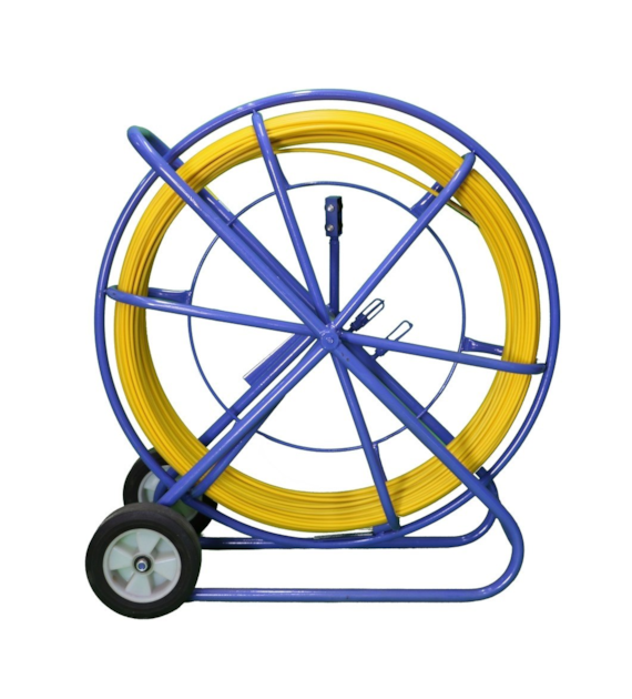 Pilot do wciągania kabli 9mm 150m na stojaku (włókno szklane, stalka)