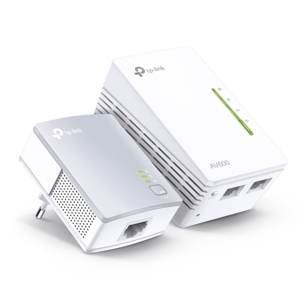TP-LINK TL-WPA4221 KIT Zestaw transmiterów sieciowych PLC AV600 z punktem dostępowym N300