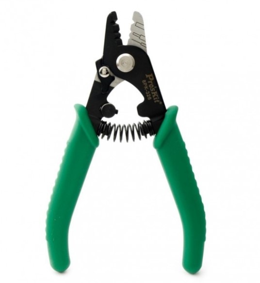 Pro`sKit Stripper Tri-Hole 8PK-326 (250µm, 900µm, 1.6-3mm)