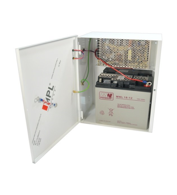 Szafkowy zasilacz buforowy ZBF-24V-5A-17AH