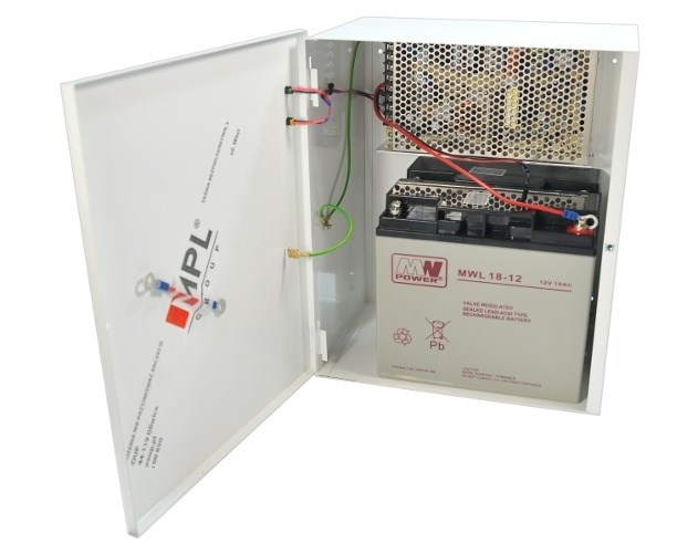 Szafkowy zasilacz buforowy ZBF-24V-5A-17AH