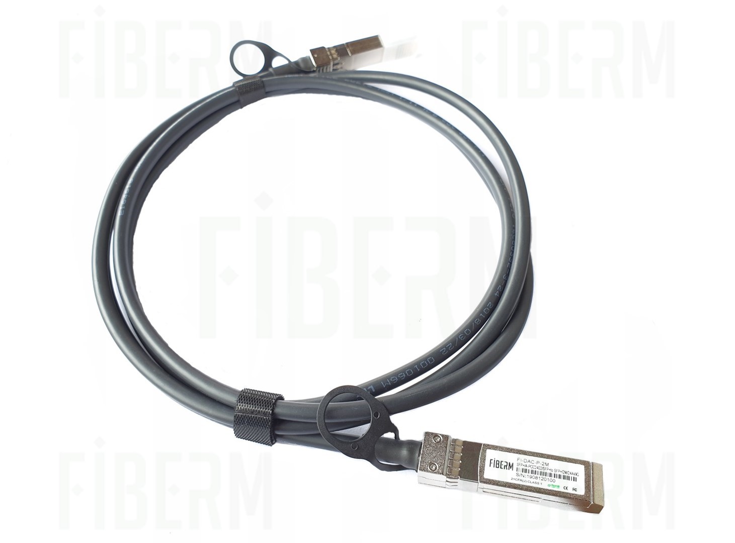 FIBERM Kabel za Direktno Povezivanje QSFP+ 2m 30AWG FI-DAC-Q-2M
