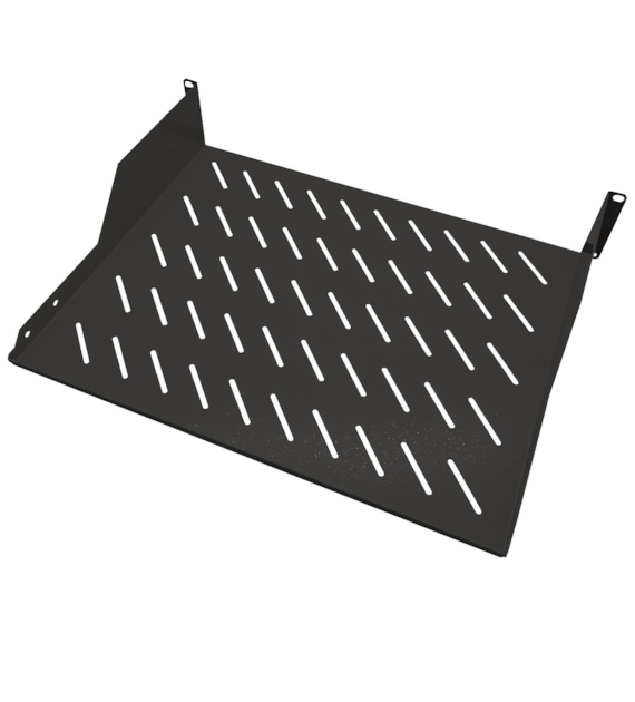 FIBERM Półka do szafy rack 19` 2U 350mm czarna