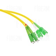 Patchcord duplex in fibra ottica SC/APC-E2000/APC CONNLINK 3m Single Mode G657A2